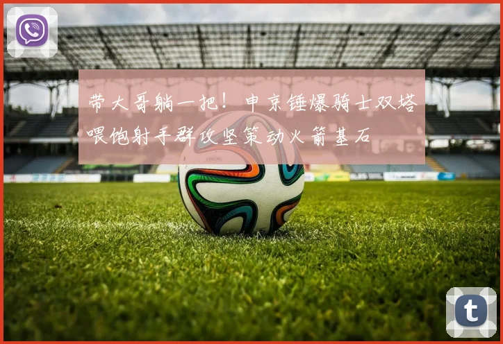 带大哥躺一把！申京锤爆骑士双塔喂饱射手群攻坚策动火箭基石